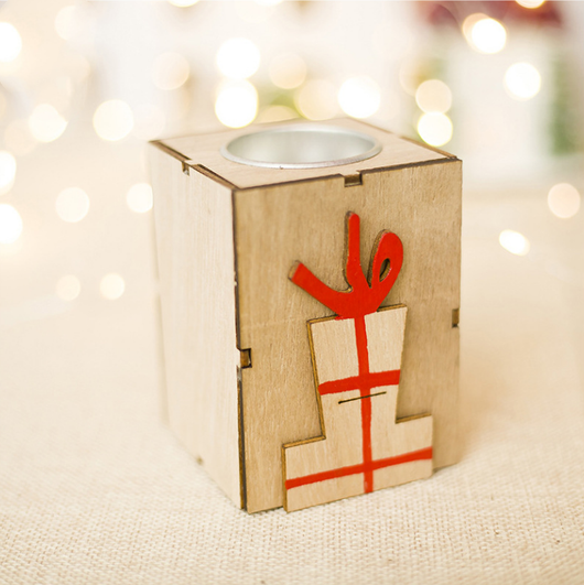 Candelabro Navideño Reno Mini Árbol de Navidad - Regalo Perfecto para Decorar - Image 10