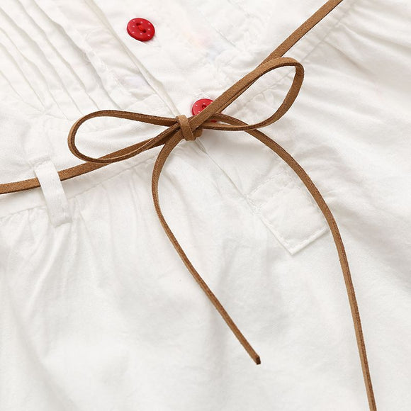 Camisa para bebé con bordado delicado