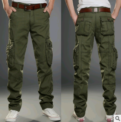 Pantalones Cargo Militares Multibolsillos para Hombre - Ropa Deportiva y Outdoor