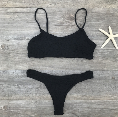 Bikini Triangular Plisado Sexy - Image 3