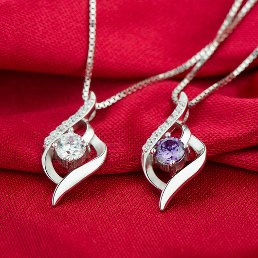 Colgante de Zircón en Plata de Ley para Escote - Image 3