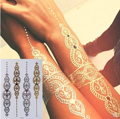 Tatuajes Temporales Tendencia Verano para Brazos y Piernas