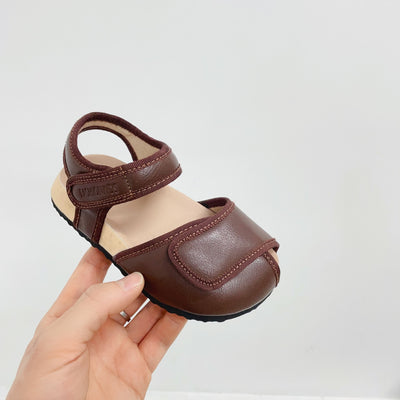 Sandalias Infantiles de Cuero Punta Abierta - Zapatos Ligeros para Playa - Image 6