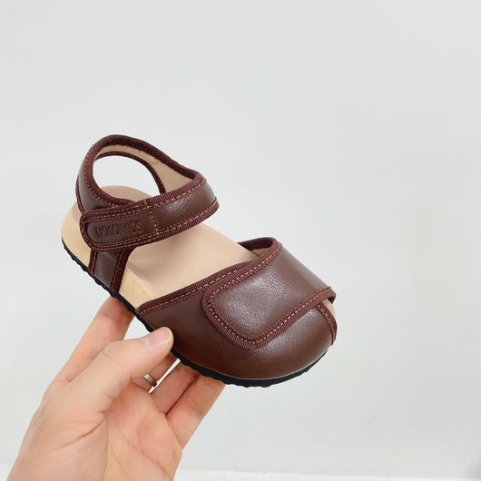 Sandalias Infantiles de Cuero Punta Abierta - Zapatos Ligeros para Playa - Image 6
