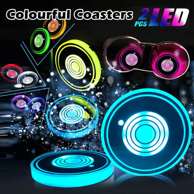 Portavasos LED para Auto con Carga USB y Base Antiderrame - Image 11
