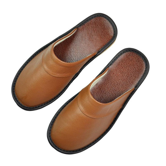 Pantuflas de Cuero Baotou para Casa - Comodidad Premium - Image 7