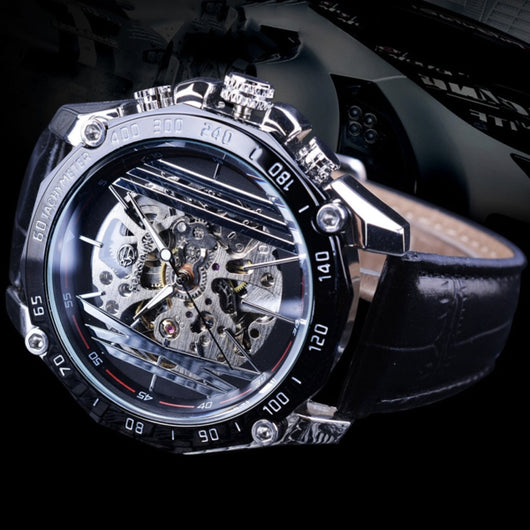 Reloj Mecánico Automático Hueco Estilo Europeo y Americano para Hombre - Image 4