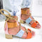 Sandalias Cómodas para Mujer Talla Grande - Diseño Clásico con Punta Redonda