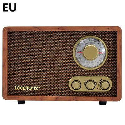 Radio Bluetooth Retro de Madera con Diseño Vintage - Image 9