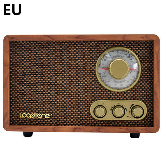 Radio Bluetooth Retro de Madera con Diseño Vintage - Image 9