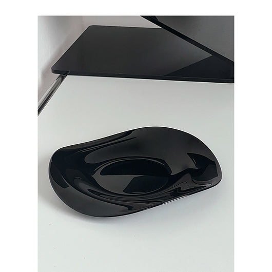 Cuenco Cerámico Irregular Negro Minimalista de Diseño Niche - Image 6
