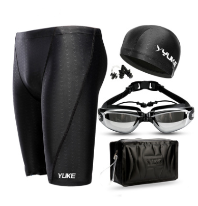 Traje de Baño Hombre Secado Rápido Impermeable con Gafas de Natación