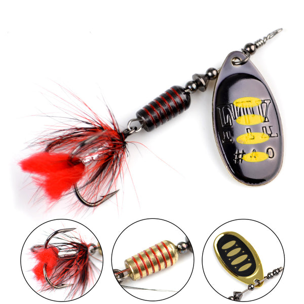 Señuelo Biónico Rotatorio de Metal para Pesca Marina