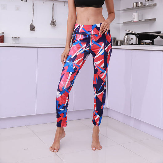 Leggings Deportivos Estampados con Levantacaderas para Yoga y Fitness - Image 9