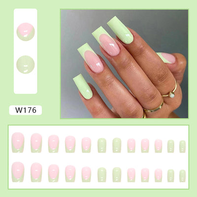 Parches de Manicura Transparentes de Larga Duración para Mujer - Image 9