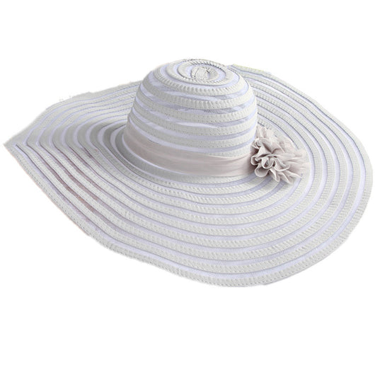 Sombrero de Paja Coreano con Malla Transpirable y Ala Ancha Protección Solar - Image 4