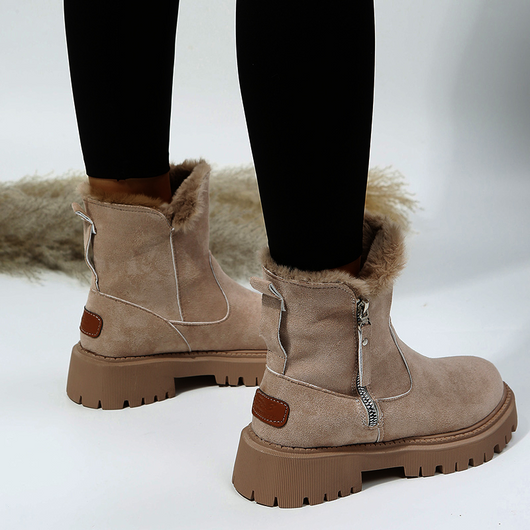 Botas de Invierno Impermeables Mujer - Gamuza Sintética con Suela Antideslizante - Image 19
