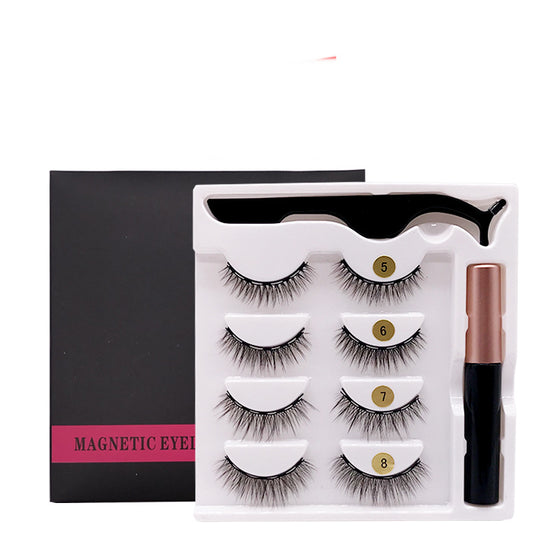 Pestañas Postizas Magnéticas Naturales - Kit Completo