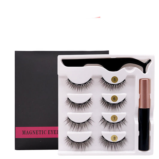 Pestañas Postizas Magnéticas Naturales - Kit Completo