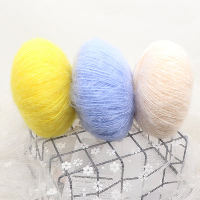 Suéter y chal de mohair para bebé con detalle de tejido - Image 29