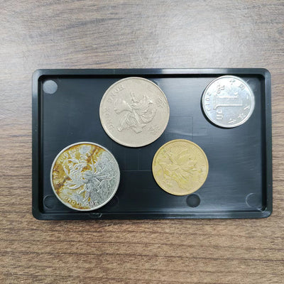 Organizador Compacto de Aluminio - Billetera Multiuso con Bandeja para Monedas y Llaves - Image 4