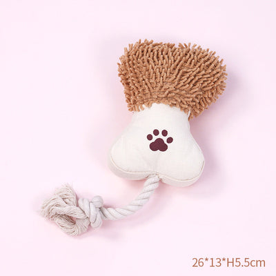 Juguete de Cuerda para Perros con Sonido y Limpiador Dental - Image 2