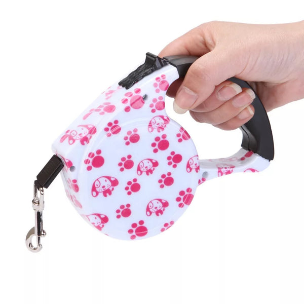 Correa Retráctil Automática Multicolor para Mascotas