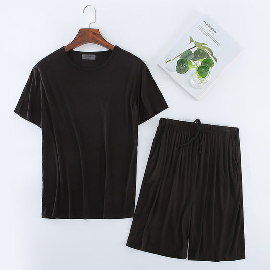 Conjunto de Pijama Modal para Hombre - Camiseta y Shorts
