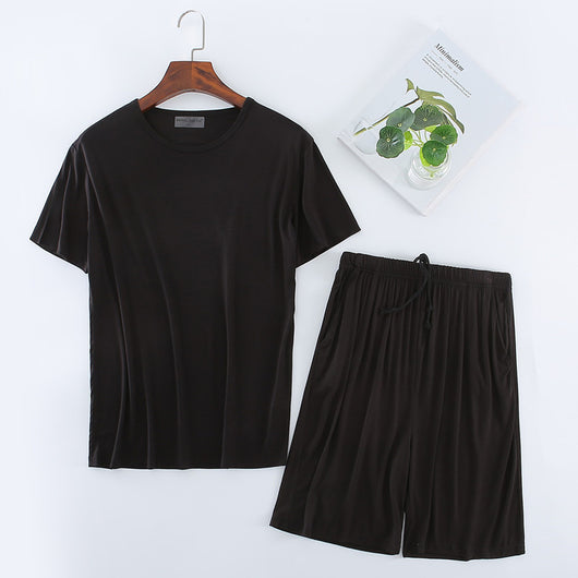 Conjunto de Pijama Modal para Hombre - Camiseta y Shorts