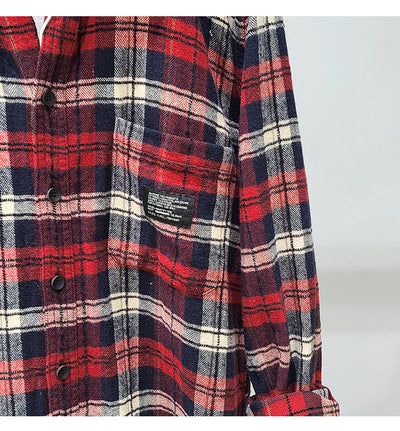 Camisa de Cuadros Verde en Algodón con Manga Larga - Image 16
