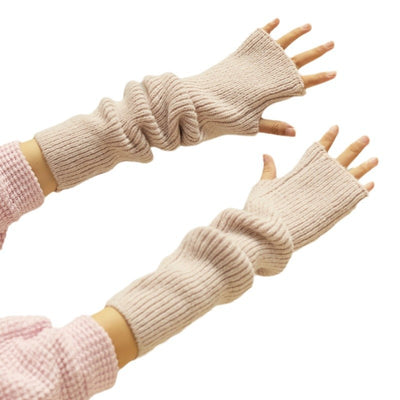Guantes de Cachemira Mitones para Invierno - Diseño Liso y Elegante - Image 5