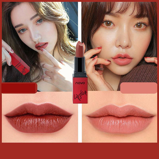 Labial Matte Rojo Intenso en Tubo - Fórmula Terciopelo