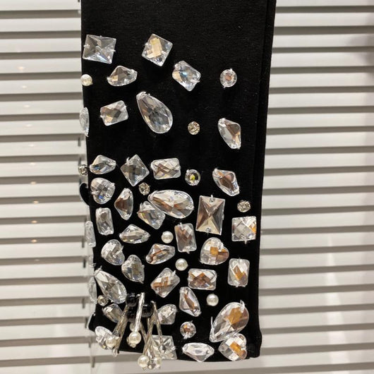 Leggings Deportivos Ajustados con Strass Brillante y Cintura Elástica - Image 14