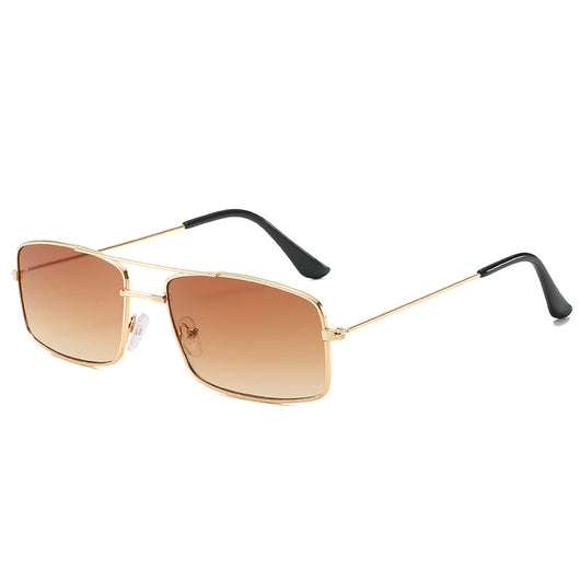 Gafas Retro de Doble Puente Cuadradas - Image 11