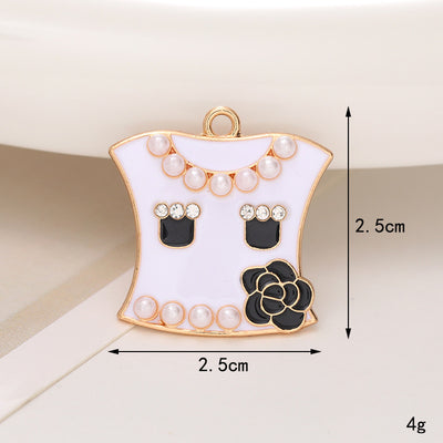 Adornos de Cristal Brillante para Zapatos - Accesorios DIY Estilo Clásico con Flor de Perla - Image 58