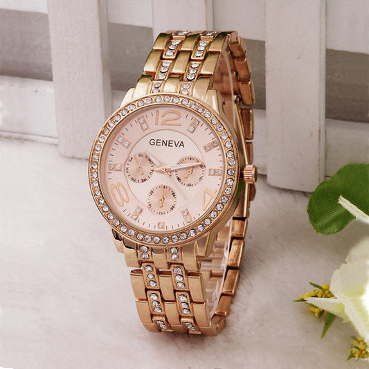 Reloj de Moda para Mujer con Diamantes y Movimiento de Cuarzo - Image 2