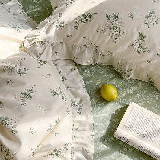 Juego de Sábanas y Edredón Estampado Primavera Otoño para Niña - Image 9