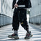 Pantalones Cargo Paracaidista Loose Tide Negros - Estilo Urbano Oversized