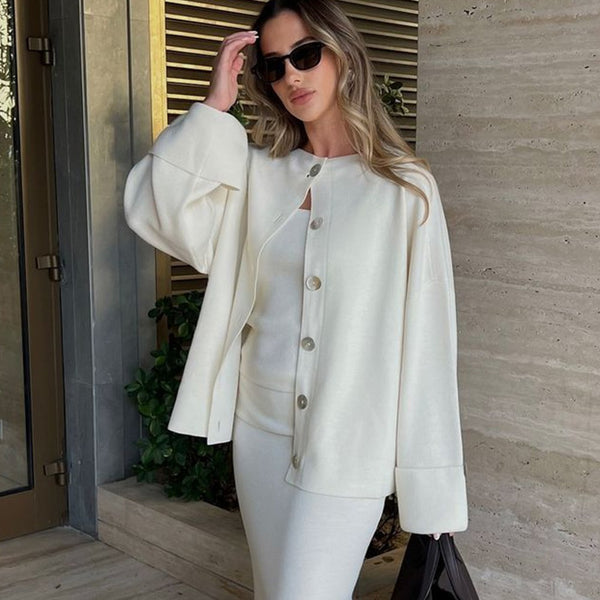 Cardigan Tejido para Mujer Otoño e Invierno