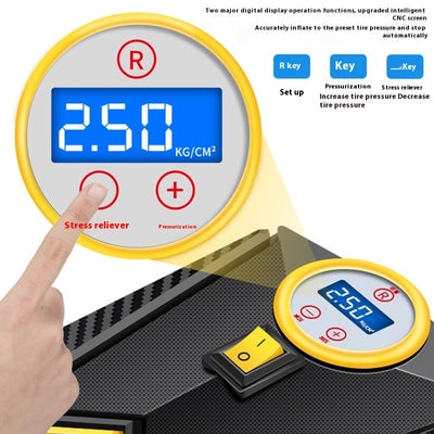 Compresor de Aire Portátil 12V para Auto - Inflador Eléctrico - Image 3