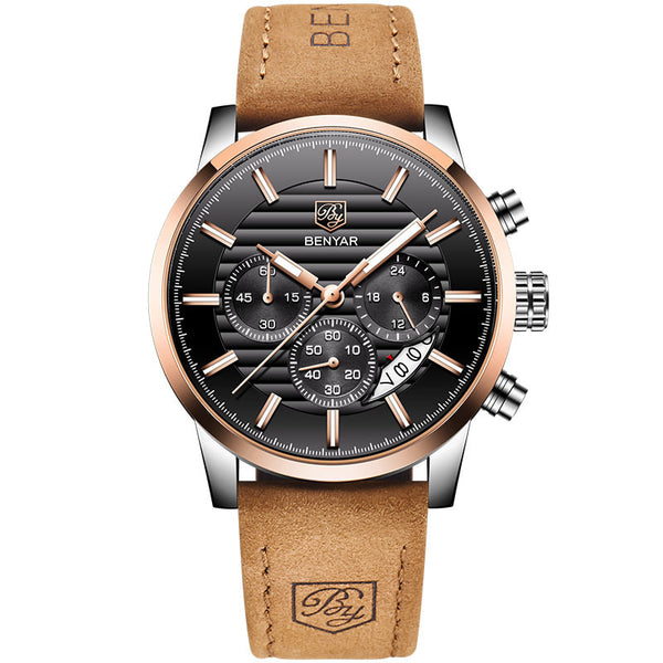 Reloj para Hombre con Tres Esferas y Correa Ajustable - Image 13