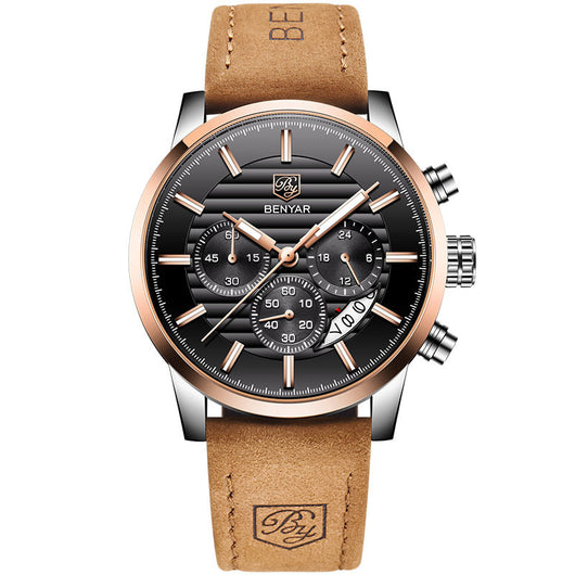 Reloj para Hombre con Tres Esferas y Correa Ajustable - Image 13