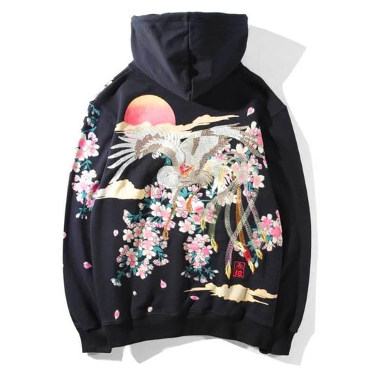 Sudadera con Capucha Fénix Bordado