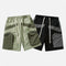 Shorts de Trabajo Patchwork Contraste para Hombre - Casual y Versátil