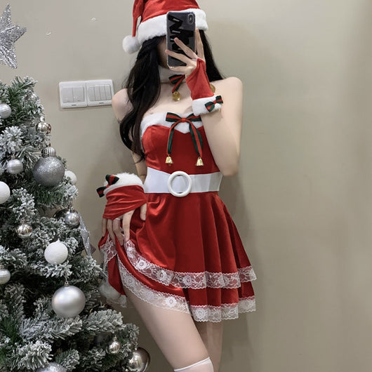 Vestido Navideño Presentadora de Televisión para Mujer - Image 11