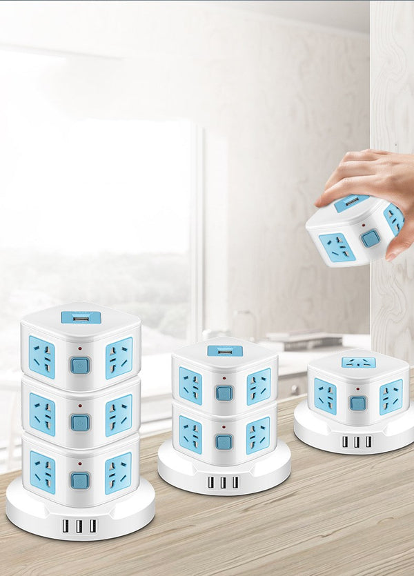 Convertidor Inteligente de Enchufes USB Miaojie Magic Cube
