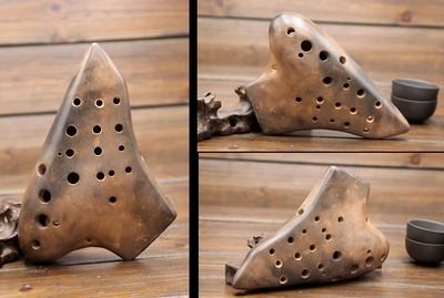 Ocarina de Tres Tubos Afinación Do - Sonido Medio Profesional - Image 5