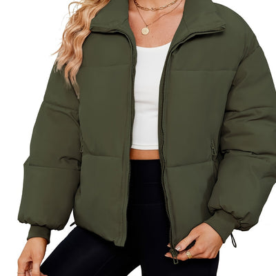 Chaqueta Acolchada Ligera de Plumas para Mujer - Image 5