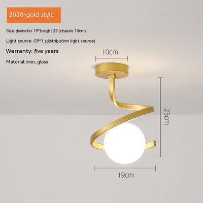Lámpara de Techo Moderna Minimalista para Pasillos y Balcones - Image 4