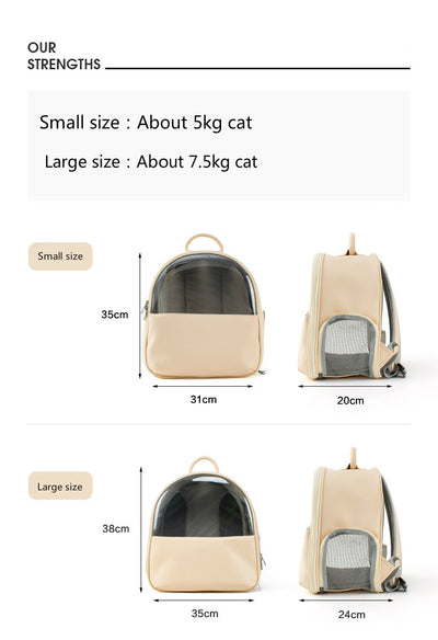 Mochila Transparente para Mascotas - Viajes Seguros para Gatos y Perros - Image 10